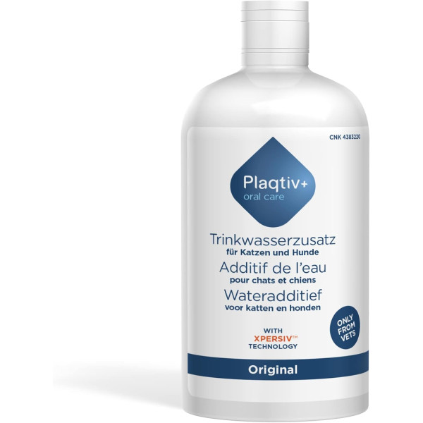 Plaqtiv+ (ПлегТив) Water Additive - Средство для ухода за полостью рта для собак и кошек 500 мл