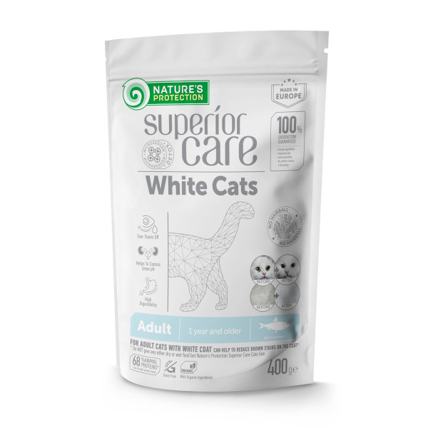 Nature’s Protection (Натур Протекшн) Superior Care Cat Grain Free Herring Adult - Сухой беззерновой корм для взрослых котов с мясом сельди 400 г