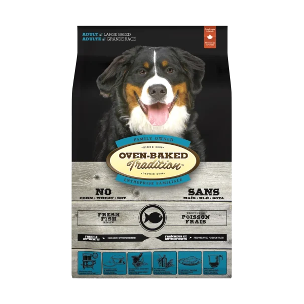 Oven-Baked (Овен-Бейкд) Tradition Dog Adult Large Breed Fish - Сухий корм для дорослих собак великих порід з м’ясом риби 11.34 кг
