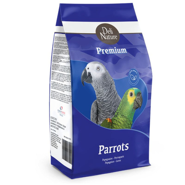 Deli Nature (Дели Натур) Premium Parrots - Полнорационный премиум корм для попугаев обогащен фруктами 0.8 кг