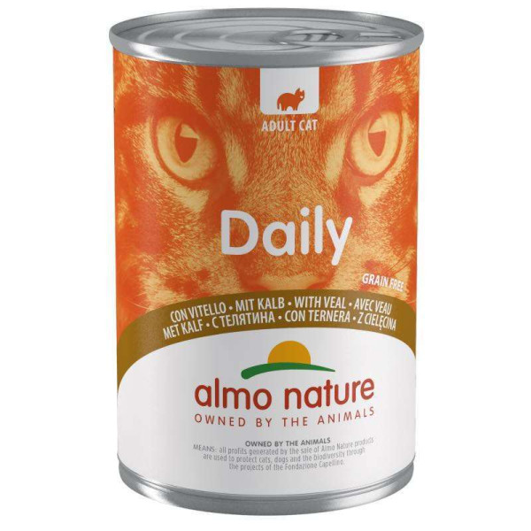 Almo Nature (Альмо Натюр) Daily Cat Сalf - Влажный корм для кошек с говядиной 400 г