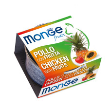 Monge (Монж) Fruits Cat Chicken & Fruits Adult - Вологий корм для дорослих котів з м’ясом курки та фруктами 80 г