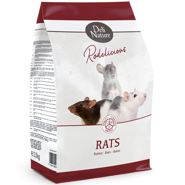 Deli Nature (Дели Натур) Rodelicious Rats - Полнорационный суперпремиум корм для крыс 2,5 кг