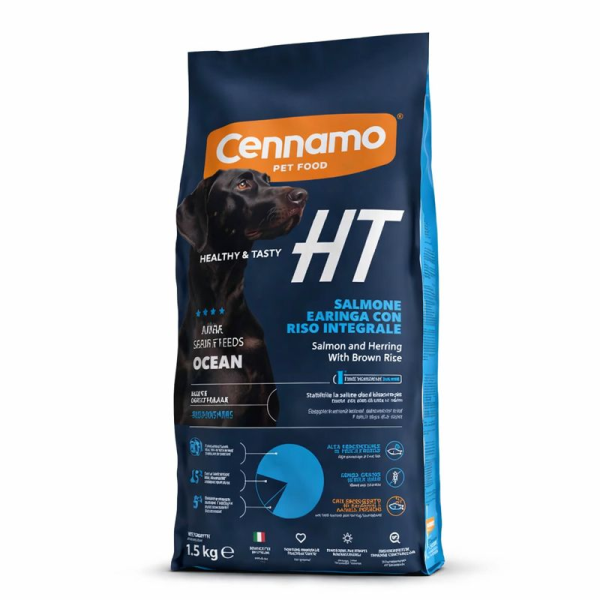 HT (Ашти) Dog Adult All Breеds Ocean - Сухой корм для собак всех пород с рыбой 1.5 кг
