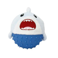 Misoko (Мисоко) Dog Toy Round Shark Blue - Игрушка для собак круглая акула синяя 7.5 см