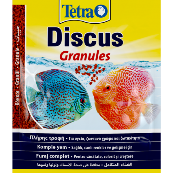 Tetra (Тетра) Discus - Корм для рыбок дискусов (гранулы) 15 г