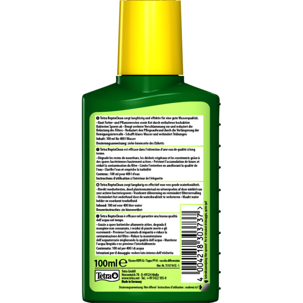 Tetra (Тетра) ReptoClean – Средство для акватерариума от помутнения воды, 100 мл