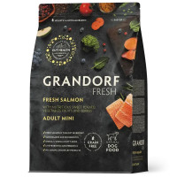 Grandorf (Грандорф) Fresh Salmon & Sweet Potato Adult Dog Mini - Сухой беззерновой корм для взрослых собак мелких пород с мясом лосося и бататом 3 кг
