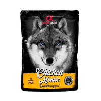Alpha Spirit Chicken Mousse Dog - Полнорационный влажный корм с курицей для взрослых собак 300 г