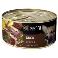 Savory (Сейвори) Dog Gourmand - Влажный корм для собак с уткой 200 г