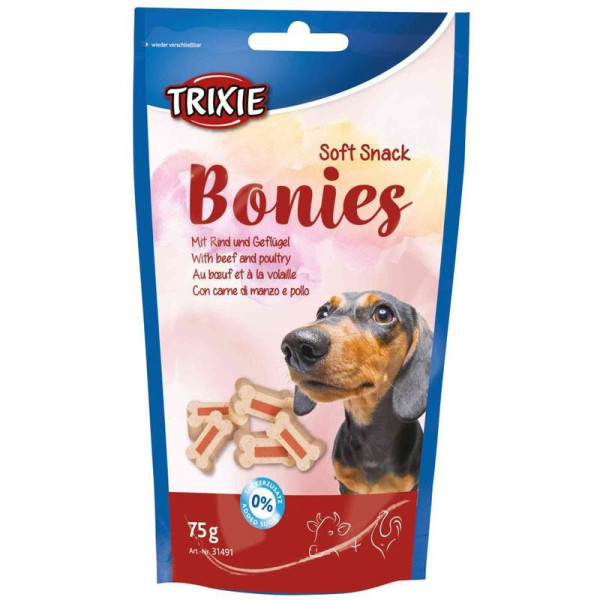 Trixie (Трикси) Soft Snack Bonies Beef&Turkey - Лакомства для собак 75 г