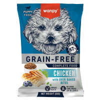 Wanpy (Ванпи) Dog Grain Free Chicken Puppy All Breed - Сухой беззерновой корм для щенков всех пород с мясом курицы 50 г