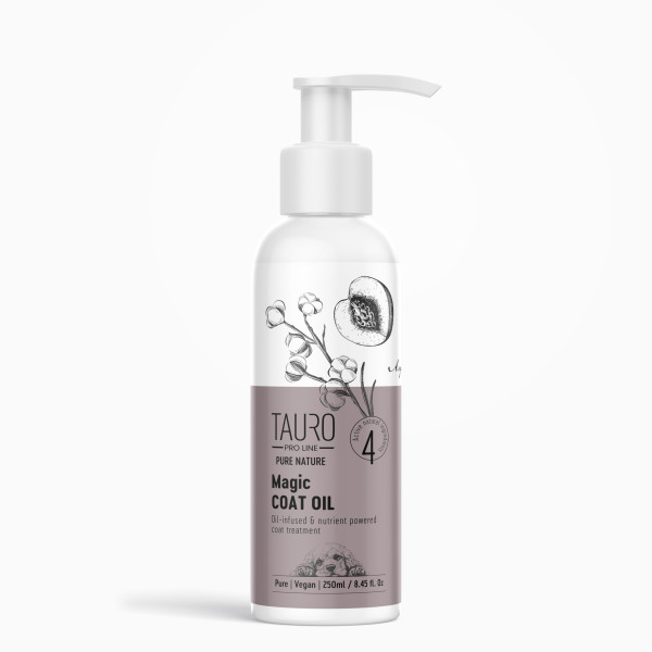Tauro Pro Line (Тауро Про Лайн) Pure Nature Magic Coat Oil For Adult Cats & Dogs - Масло для взрослых собак и котов для ухода за шерстью 250 мл