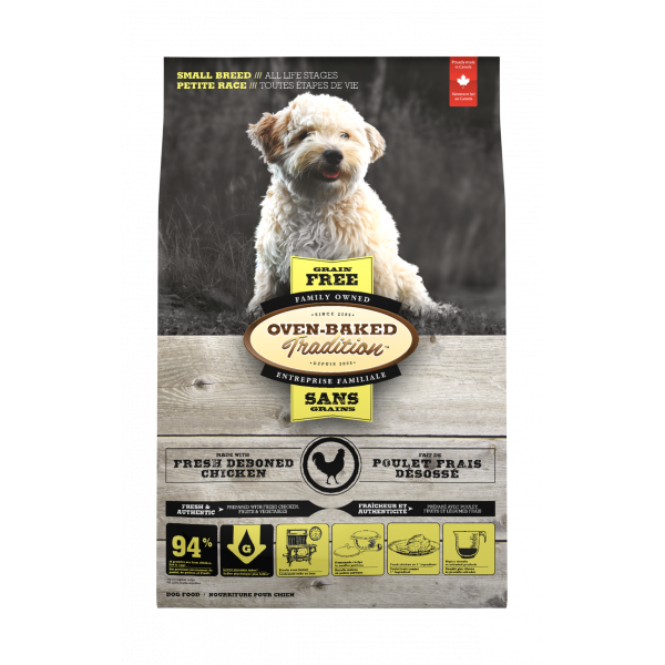 Oven-Baked (Овен-Бейкд) Tradition Dog Adult Small Breed Grain Free Chicken - Сухий беззерновий корм для дорослих собак дрібних порід з м’ясом курки 2.27 кг