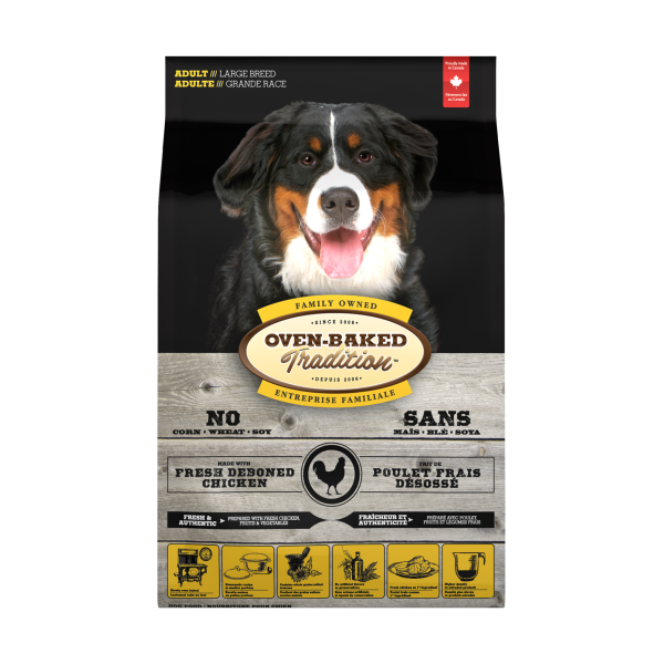 Oven-Baked (Овен-Бейкд) Tradition Dog Adult Large Breed Chicken - Сухий корм для дорослих собак крупних порід з м’ясом курки 11.34 кг