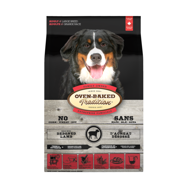Oven-Baked (Овен-Бейкд) Tradition Dog Adult Large Breed Lamb - Сухий корм для дорослих собак великих порід з м’ясом ягня 11.34 кг