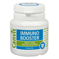 Canvit (Канвит) Immuno Booster - Кормовая добавка для поддержания иммунитета с L-лизином и куркумином для кошек и котят 230 г
