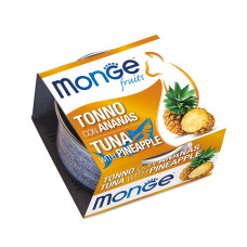 Monge (Монж) Fruits Cat Tuna & Pineapple Adult - Вологий корм для дорослих котів з м’ясом тунця та ананасами 80 г