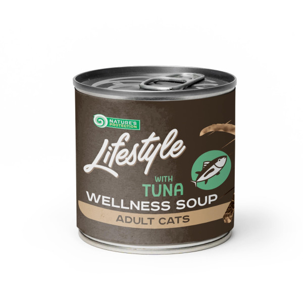 Nature\'s Protection (Нейчер Протекшн) Lifestyle Сat Sensitive Digestion Soup Tuna Adult - Суп для взрослых котов с чувствительным пищеварением с тунцом 140 мл