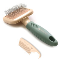 DoggyMan (Догимен) BS Slicker Brush - Пуходерка для собак и котов 5.5х12х3 см
