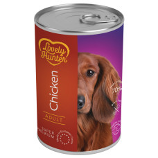 Lovely Hunter (Лавлі Хантер) Dog Adult With Chicken - Вологий корм для дорослих собак з курятиною 400 г