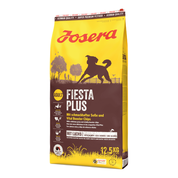 Josera (Йозера) FiestaPlus - Сухой корм для привередливых собак с птицей и лососем 12.5 кг