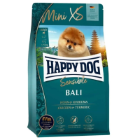 Happy Dog (Хепи Дог) Chicken & Turmeric Sensible Bali Adult Mini & X-Small Сухой корм для взрослых собак мелких и миниатюрных пород с мясом курицы и куркумой 1.3 кг