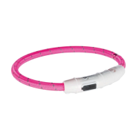 Trixie (Трикси) Flash Light Ring Usb Red - Нашийник для собак поліуретановий L-XL 65 см
