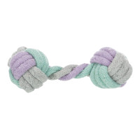 Trixie (Трикси) Junior Rope Dumbbell - Игрушка для щенков хлопковая гантель 15 см