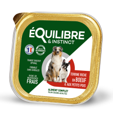Equilibre & Instinct (Еквілібре & Інстинкт) Dog Beef & Pea - Вологий корм для собак з яловичиною та горохом 300 г
