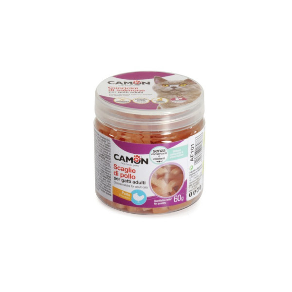 Camon (Камон) Cat Treats Dice With Chicken - Лакомство для кошек кубики с курицей 60 г
