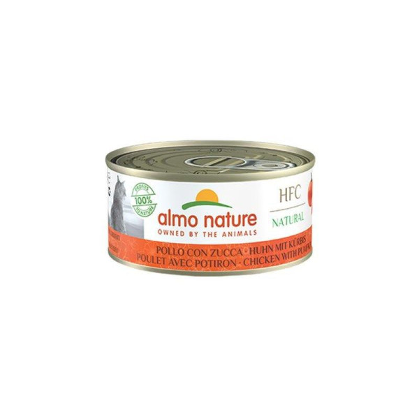 Almo Nature (Альмо Натюр) HFC Cat Natural Chicken & Pumpkin - Влажный корм для кошек с курицей и тыквой 70 г