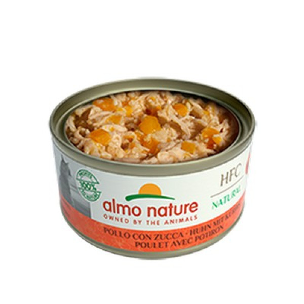 Almo Nature (Альмо Натюр) HFC Cat Natural Chicken & Pumpkin - Влажный корм для кошек с курицей и тыквой 70 г