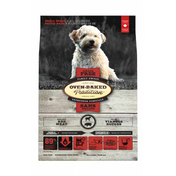 Oven-Baked (Овен-Бэйкд) Tradition Dog Adult Small Breed Grain Free Red Meat - Сухой беззерновой корм для взрослых собак мелких пород из красного мяса 1 кг