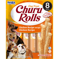 INABA (Инаба) Dog Churu Rolls With Chicken - Лакомство для собак палочки с курицей 96 г