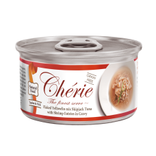 Cherie (Чері) Cat Grain Free Tuna & Shrimp All Life Stages - Вологий беззерновий корм для котів будь-якого віку шматочки в соусі з м’ясом тунця та креветками 80 г