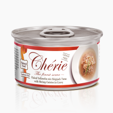Cherie (Чері) Cat Grain Free Tuna & Shrimp All Life Stages - Вологий беззерновий корм для котів будь-якого віку шматочки в соусі з м’ясом тунця та креветками 80 г