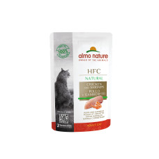 Almo Nature (Альмо Натюр) HFC Cat Natural Chicken & Shrimp - Вологий корм для котів з куркою та креветками 55 г