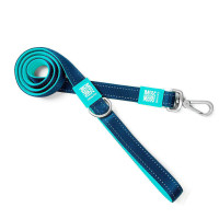 Max & Molly (Макс Молли) Short Leash Matrix Sky Blue S - Поводок короткий для собак голубого цвета