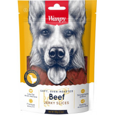 Wanpy (Ванпі) Dog Beef Jerky Slices - Ласощі для собак, вялена яловичина з качкою, слайси 100 г