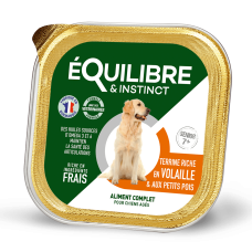 Equilibre & Instinct (Еквілібре & Інстинкт) Senior Poultry & Pea - Вологий корм для собак з домашньою птицею та горохом 300 г