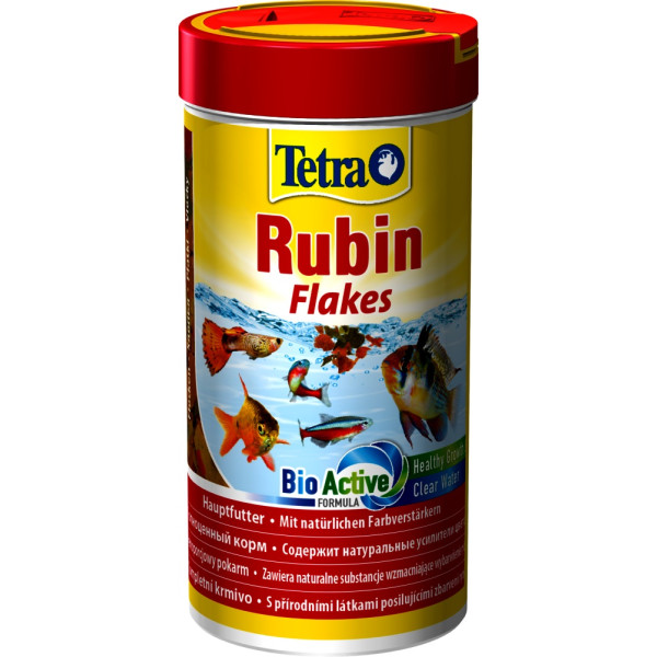 Tetra (Тетра) Rubin Flakes - Корм для аквариумных рыбок, для окраски (хлопья) 52 г