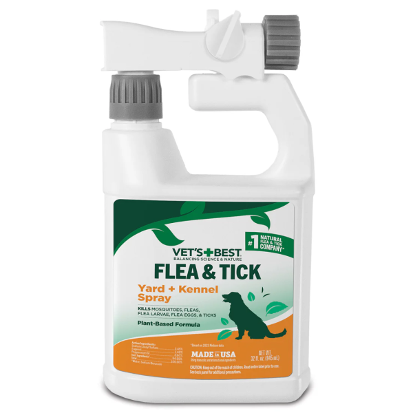 Vet's (Ветс Бест) Flea&Tick Home Yard + Kennel Spray - Репеллентное средство от блох, клещей и москитов во дворе 945 мл