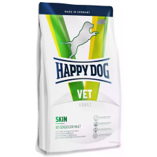 Happy Dog (Хепи Дог) Vet Diet Venison, Salmon & Rice Skin Adult All Breeds - Сухой лечебный корм для взрослых собак всех пород для здоровья кожи с мясом оленины, лосося и рисом 1 кг