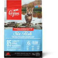Orijen (Ориджен) Six Fish Cat - Сухой корм для кошек и котят всех пород 1.8 кг