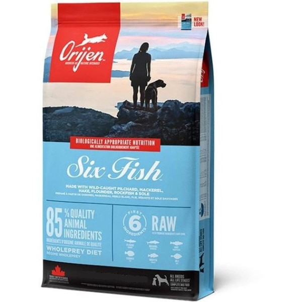 Orijen (Оріджен) Six Fish Dog - Сухий корм для собак усіх порід та вікових груп з рибою 0.34 кг