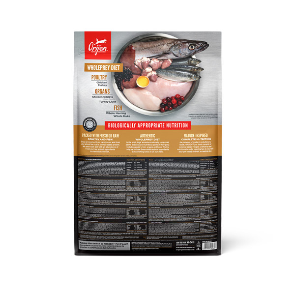 Orijen (Оріджен) Puppy - Сухий корм для цуценят всіх порід з курчам, індичкою та оселедцем 6 кг