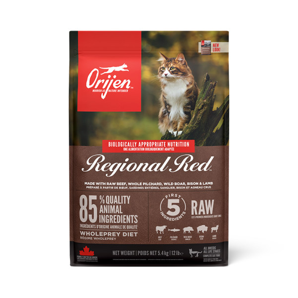 Orijen (Ориджен) Regional Red Cat - Сухой корм для кошек и котят 5.4 кг