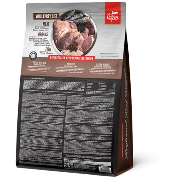 Orijen (Оріджен) Regional Red Dog - Сухий корм для собак усіх порід і віків з яловичиною, кабаном, бізоном і ягням 0.34 кг