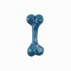 Mr.Strong (Мр.Стронг) М - Іграшка для собак зубна кістка з ароматом чорниці пластик синя 12.5 см